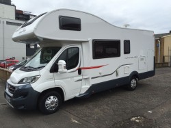 Above cab double bed with windows